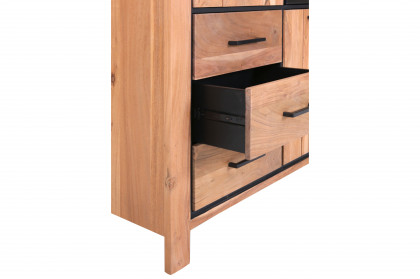 Akazio von GUTMANN - Highboard 70335 Akazie/ schwarz
