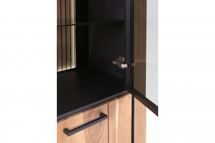 Akazio von GUTMANN - Highboard 70335 Akazie/ schwarz