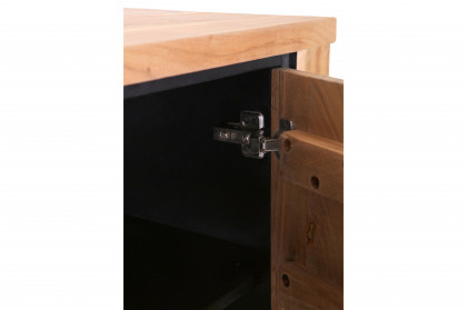 Akazio von GUTMANN - Highboard 71225 Akazie/ schwarz