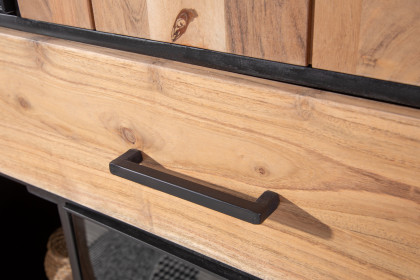 Akazio von GUTMANN - Highboard 71225 Akazie/ schwarz