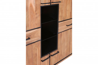 Akazio von GUTMANN - Highboard 71225 Akazie/ schwarz