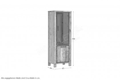 Akazio von GUTMANN - Vitrine 71229 Akazie/ schwarz