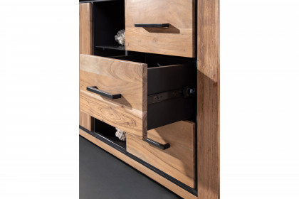 Akazio von GUTMANN - Sideboard 70320 Akazie/ schwarz
