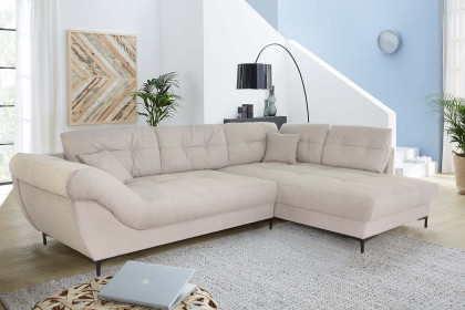 Santa Barbara-LE25 von Job - Ecksofa rechts beige