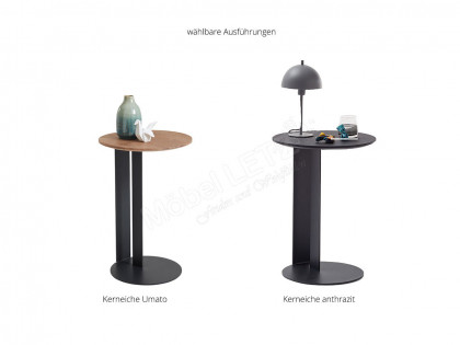 Yoris von SCHÖNER WOHNEN - Couchtisch 0460 Kerneiche Umato/ Metall