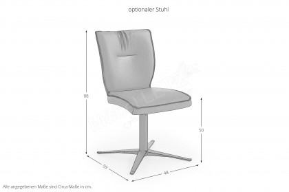 Studioline von Niehoff Sitzmöbel - Esstisch mit Doppel-Halbsäule