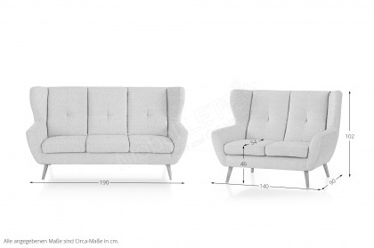 Avesta von Exxpo - Polstergarnitur beige