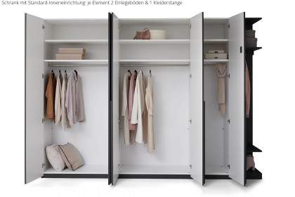Montino von Musterring - Kleiderschrank mit Garderobenelement