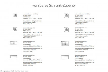 Montino von Musterring - Kleiderschrank mit Garderobenelement