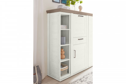 York von set one by Musterring - Highboard in Pino Aurelio mit Karussells