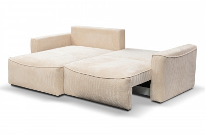 Lilly-LE25 von BENIX - Ecksofa links cream
