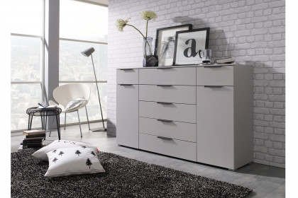 Fifty von Rauch Orange - Sideboard ca. 100 cm hoch in Seidengrau