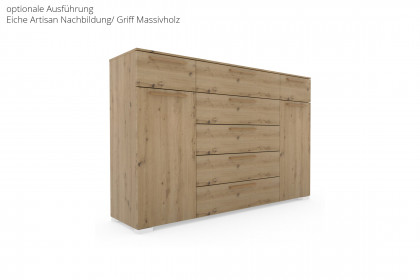 Fifty von Rauch Orange - Sideboard ca. 100 cm hoch in Seidengrau