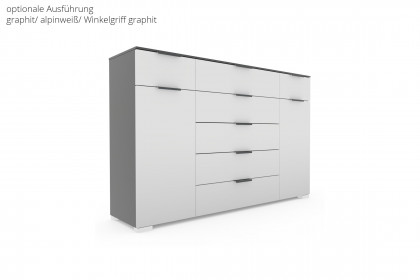 Fifty von Rauch Orange - Sideboard ca. 100 cm hoch in Seidengrau