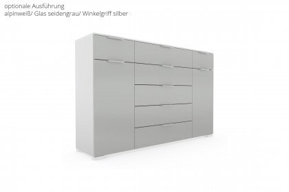 Fifty von Rauch Orange - Sideboard ca. 100 cm hoch in Seidengrau