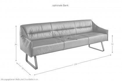 JustB! SP100 von Musterring - Esszimmertisch Zement Design