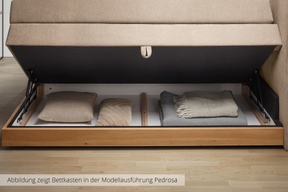Pronto von Hasena - Boxspringbett Alba in Steel