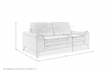 Night and Day Lift von Poco - Schlafsofa in Mustard