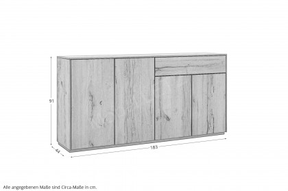 Arco-living von Schösswender - Sideboard SAR 02L Kupfereiche bronze geölt