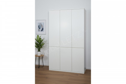Enjoy von Rietberger - Kleiderschrank weiß mit extra vielen Böden