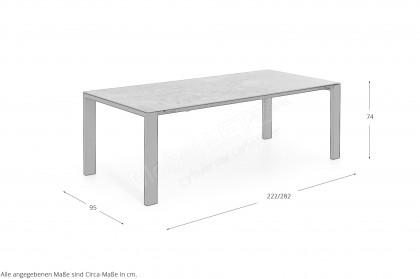 Etna-Delta-Garden von SIT Mobilia - Gartentisch Dekton orix