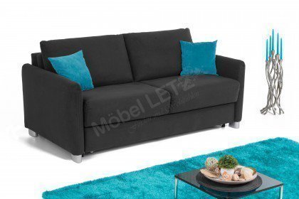 Neapel von Bali - Schlafsofa 140 in Anthrazit