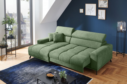 Malte-LE24 von AZ Iwaniccy - Polstersofa links grün