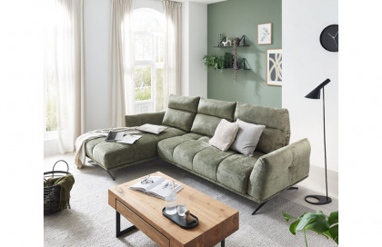 Giovanni von BENIX - Sofaecke links olivegrün
