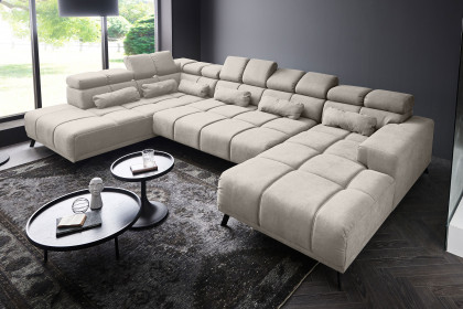 Speed von AZ Iwaniccy - XXL-Sofa links granit