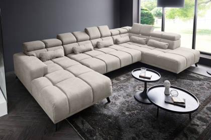 Speed von AZ Iwaniccy - XXL-Sofa rechts granit