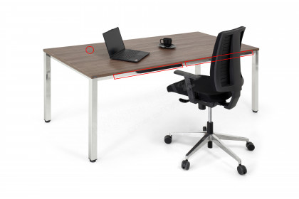 E10 von Nowy Styl - Büro-Schreibtisch ca. 200 x 90 cm 2. Wahl