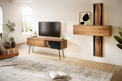 Arco-living von Schösswender - Wohnwand VSAR 02L Kupfereiche bronze geölt