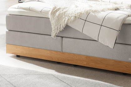 Pronto von Hasena - Boxspringbett Alba in Lightgrey