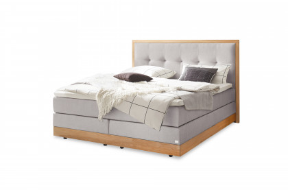 Pronto von Hasena - Boxspringbett Alba in Lightgrey