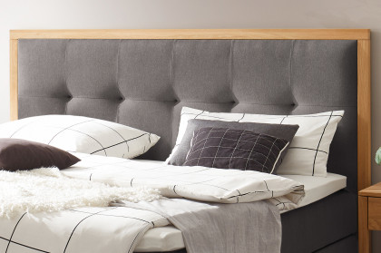 Pronto von Hasena - Boxspringbett Alba in Grey