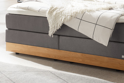 Pronto von Hasena - Boxspringbett Alba in Grey