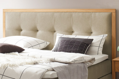 Pronto von Hasena - Boxspringbett Alba in Sand