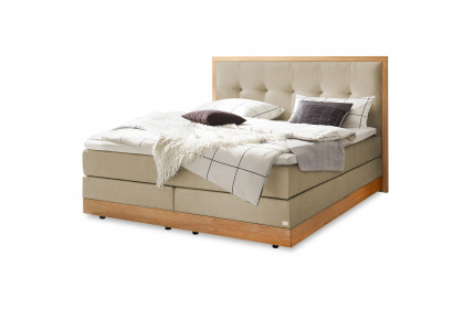 Pronto von Hasena - Boxspringbett Alba in Sand