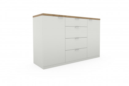 Siena von Rietberger - Sideboard mit Türen & Schubästen weiß/ Eiche
