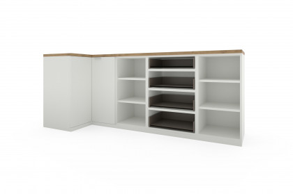 Siena von Rietberger - Sideboard mit Türen & Schubästen weiß/ Eiche