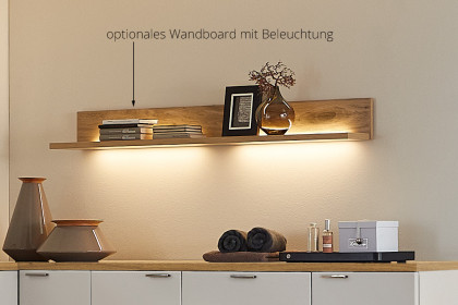 Siena von Rietberger - Sideboard mit Türen & Schubästen weiß/ Eiche