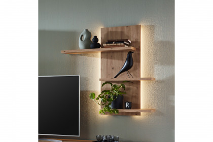 Malaga von IDEAL Möbel - Wandregal in Eiche Artisan