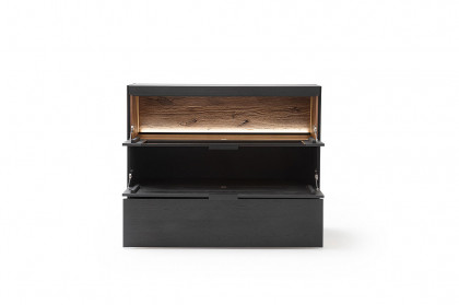 Yoris von SCHÖNER WOHNEN - Highboard Kerneiche/ anthrazit