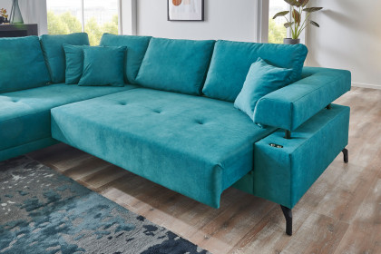 Dream von AZ Iwaniccy - Ecksofa links petrol