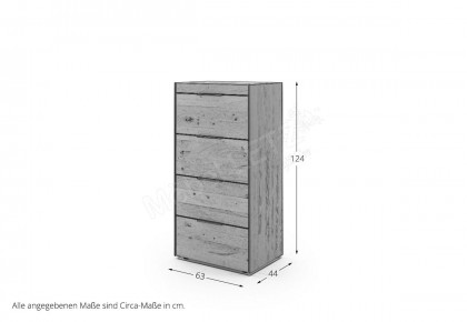 Yoris von SCHÖNER WOHNEN - Highboard Kerneiche