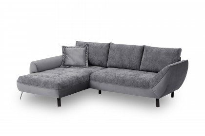 Bellini-LE25 von Exxpo - Ecksofa anthrazit-graphite