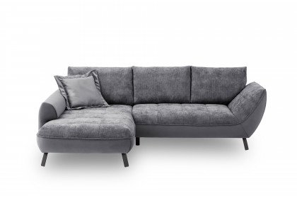 Bellini-LE25 von Exxpo - Ecksofa anthrazit-graphite