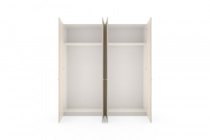 Longline von JUTZLER - Schrank 4-türig ca. 40 cm tief weiß - Glas cozy white