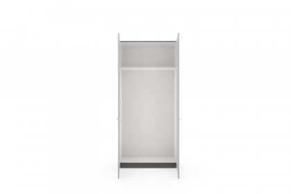 Longline von JUTZLER - Flurschrank ca. 220 cm hoch schwarz - Glas grau