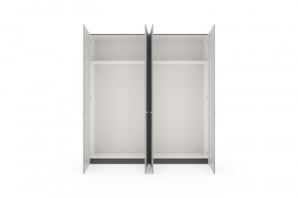 Longline von JUTZLER - Kurztiefenschrank ca. 200 cm breit schwarz - Glas grau